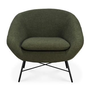 Barrow Lounge Chair-Lounge stoelen-Ethnicraft BV-Pine Green-Buro International