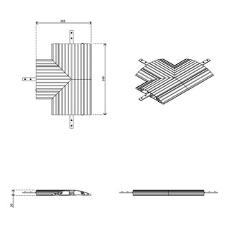 Addit Kabelbeschermer T-Verbinding