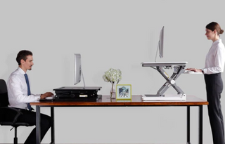 Adjustable Sit/Stand Desk Riser 2