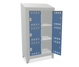 Laundry dispensing cabinet