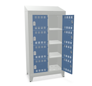 Laundry dispensing cabinet