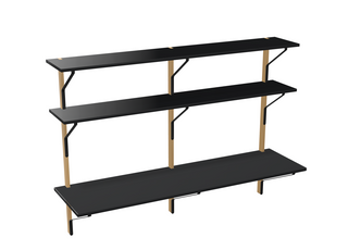 Storage shelf with desk-Rekken-Artek-Buro International