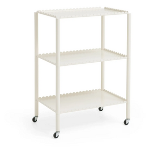 Arcs Trolley High-Rekken en roomdividers-HAY APS-Eggshell-Buro International