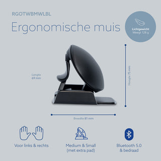 R-Go Twister Ambidexter Ergonomische Muis