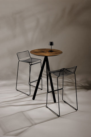 Wire bar stool